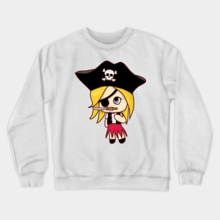 Girly Pirate Crewneck Sweatshirt